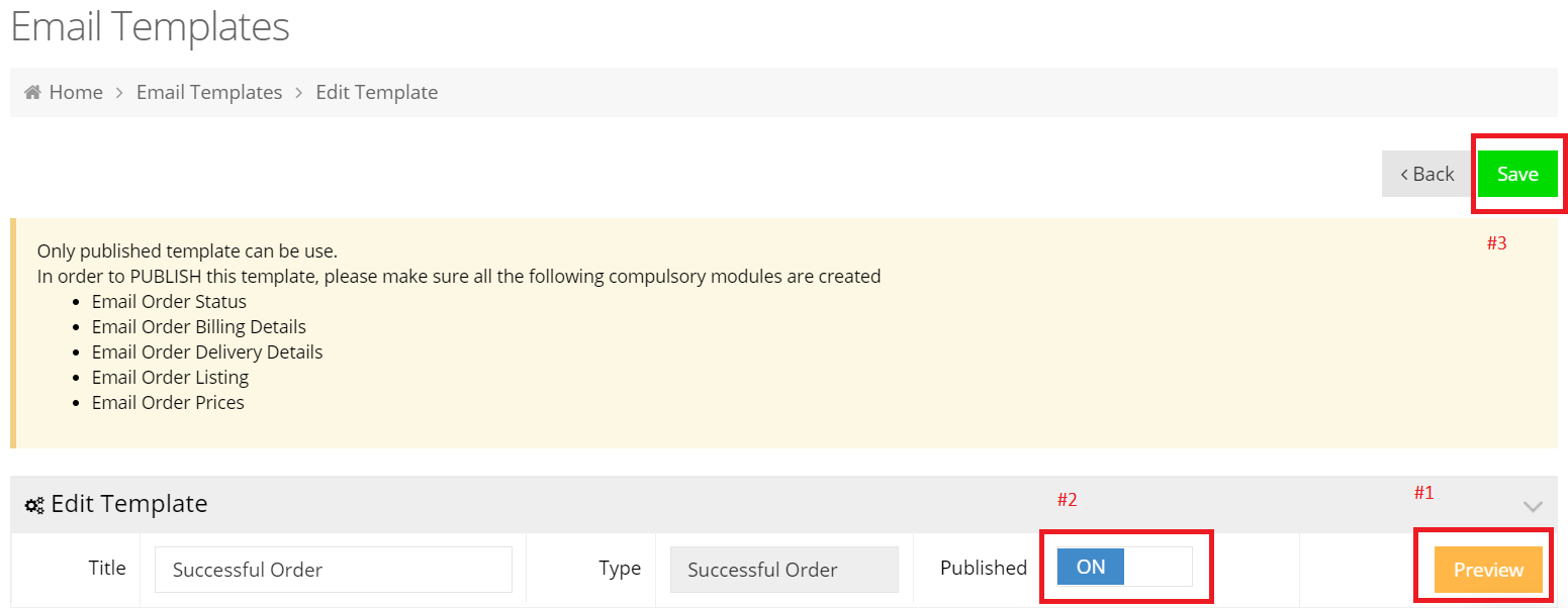 How to create an Order Confirmation email template