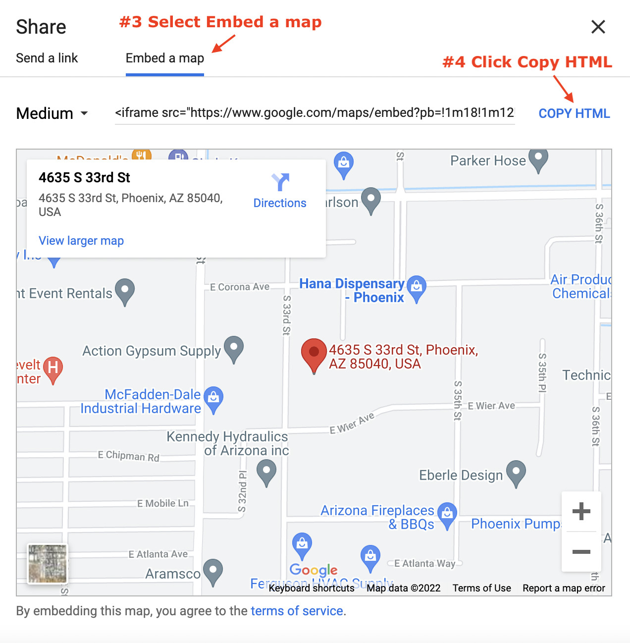 How To Embed Google Maps On The Webstore