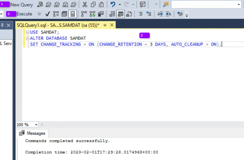 SQL Server Change Tracking Query for Sage 300 and X3