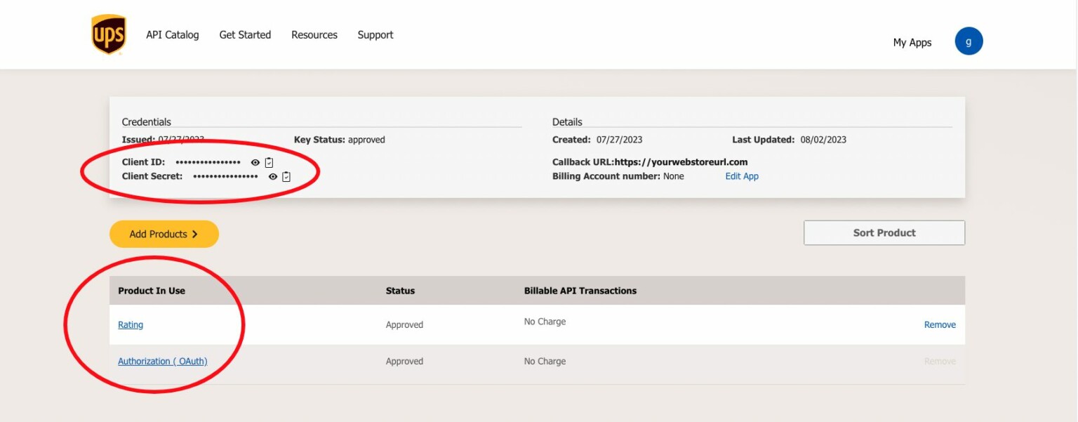 Obtaining Your UPS OAuth Credentials - commercebuild Success Portal